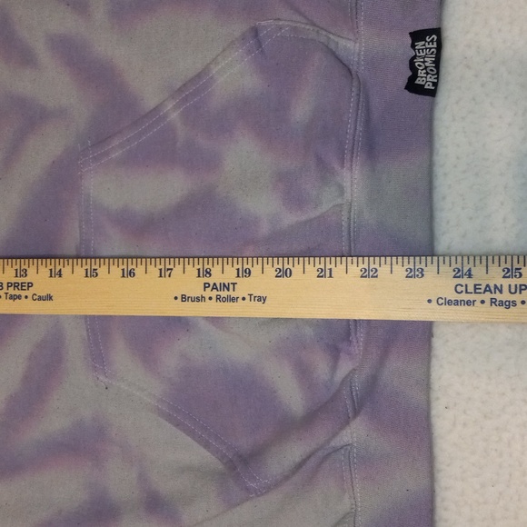 Santa Cruz x Broken Promises Womens Hoodie Size Small Butterfly Tie Dye Skater - Picture 7 of 11